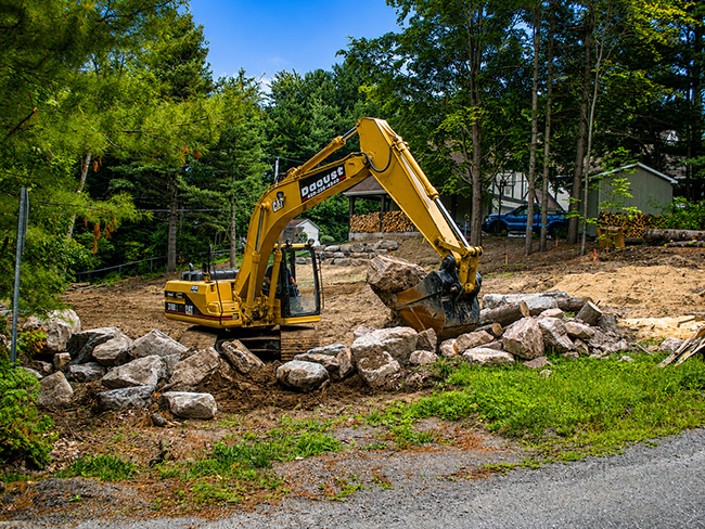 Travaux de terrassement