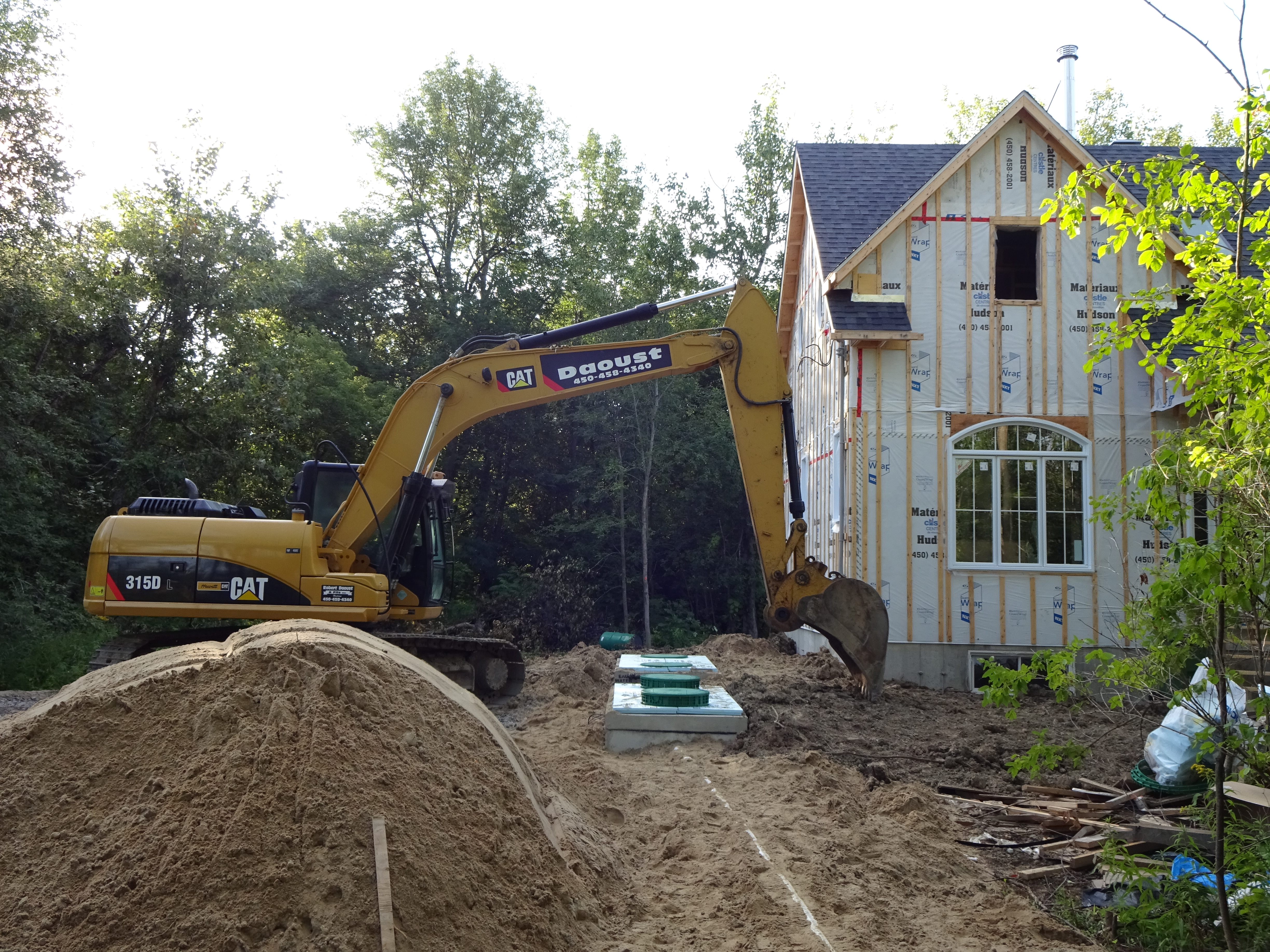 Installation d’une fosse septique
